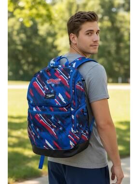 Speedo Backpack OHIO Zone Team 35L US Team American Patriotic Print "RARE"